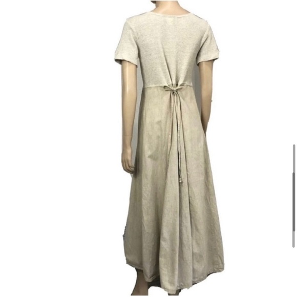 STUDIO EASE maxi button from the waist down short sleeve dress XXS - Picture 9 of 12